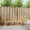 Lauko sofos komplektas 4 pcs Balta 185,5 x 126,5 x 73 cm