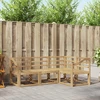 Lauko sofos komplektas 4 pcs Balta 185,5 x 126,5 x 73 cm