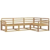 Lauko sofos komplektas 4 pcs Balta 250 x 170,5 x 73 cm