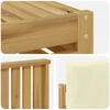Lauko sofos komplektas 4 pcs Balta ir kreminė