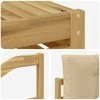 Lauko sofos komplektas 4 pcs Balta ir kreminė Poliesteris