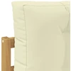 Lauko sofos komplektas 4 pcs Balta ir kreminė Poliesteris