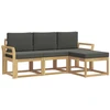 Lauko sofos komplektas 4 pcs