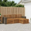 Lauko sofos komplektas 4 pcs Natūrali