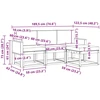 Lauko sofos komplektas 4 pcs Natūralus ir bežinis Poliesteris