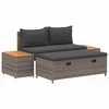 Lauko sofos komplektas 4 -Seater 4 pcs 55 x 30 x 39 cm