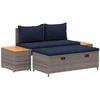 Lauko sofos komplektas 4 -Seater 4 pcs 55 x 30 x 39 cm