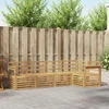 Lauko baldų komplektas Lauko sofos komplektas 5 pcs Balta 247 x 128,5 x 73 cm