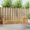 Lauko sofos komplektas 5 pcs Balta 247 x 128,5 x 73 cm