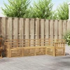 Lauko sofos komplektas 5 pcs Balta 247 x 128,5 x 73 cm