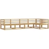 Lauko sofos komplektas 5 pcs Balta 325 x 166,5 x 73 cm