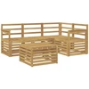 Lauko sofos komplektas 5 pcs Balta 59 x 59 x 37 cm