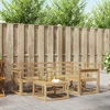 Lauko sofos komplektas 5 pcs Balta 59 x 59 x 37 cm