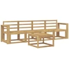 Lauko sofos komplektas 5 pcs Balta 59 x 59 x 37 cm