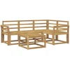 Lauko sofos komplektas 5 pcs Balta 59 x 59 x 37 cm