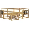 Lauko sofos komplektas 5 pcs Balta 59 x 59 x 37 cm