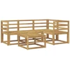 Lauko sofos komplektas 5 pcs Balta 59 x 59 x 37 cm