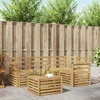 Lauko sofos komplektas 5 pcs Balta 59 x 59 x 37 cm