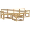 Lauko sofos komplektas 5 pcs Balta 59 x 59 x 37 cm