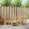 Lauko sofos komplektas 5 pcs Balta 59 x 59 x 37 cm