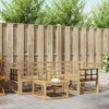Lauko sofos komplektas 5 pcs Balta 59 x 59 x 37 cm