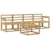 Lauko sofos komplektas 5 pcs Balta 59 x 59 x 37 cm