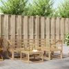 Lauko sofos komplektas 5 pcs Balta 59 x 59 x 37 cm