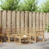 Lauko sofos komplektas 5 pcs Balta 59 x 59 x 37 cm