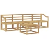 Lauko sofos komplektas 5 pcs Balta 59 x 59 x 37 cm