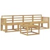 Lauko sofos komplektas 5 pcs Balta 59 x 59 x 37 cm