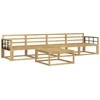 Lauko sofos komplektas 5 pcs Balta 79 x 79 x 37 cm
