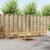 Lauko sofos komplektas 5 pcs Balta 79 x 79 x 37 cm