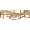 Lauko sofos komplektas 5 pcs Balta 79 x 79 x 37 cm