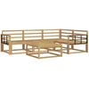 Lauko sofos komplektas 5 pcs Balta 79 x 79 x 37 cm