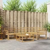 Lauko sofos komplektas 5 pcs Balta 79 x 79 x 37 cm