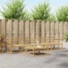 Lauko sofos komplektas 5 pcs Balta 79 x 79 x 37 cm