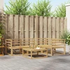 Lauko sofos komplektas 5 pcs Balta 79 x 79 x 37 cm
