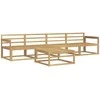 Lauko sofos komplektas 5 pcs Balta 79 x 79 x 37 cm