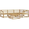 Lauko sofos komplektas 5 pcs Balta 79 x 79 x 37 cm