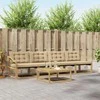 Lauko sofos komplektas 5 pcs Balta ir kreminė 79 x 79 x 37 cm