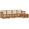 Lauko sofos komplektas 5 pcs Natūrali
