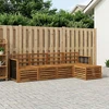 Lauko sofos komplektas 5 pcs Natūrali