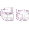 Lauko sofos komplektas 5 pcs Natūralus ir bežinis Poliesteris