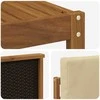 Lauko sofos komplektas 5 pcs Natūralus ir bežinis Poliesteris