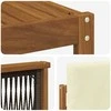 Lauko sofos komplektas 5 pcs Natūralus ir grietinėlė