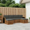Lauko sofos komplektas 5 vnt. 6 vietos Natural and Anthracite