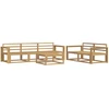 Lauko sofos komplektas 6 pcs Balta