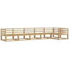 Lauko sofos komplektas 6 pcs Balta 404 x 166,5 x 73 cm
