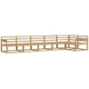 Lauko sofos komplektas 6 pcs Balta 406 x 168,5 x 73 cm