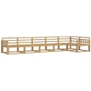 Lauko sofos komplektas 6 pcs Balta 406 x 168,5 x 73 cm